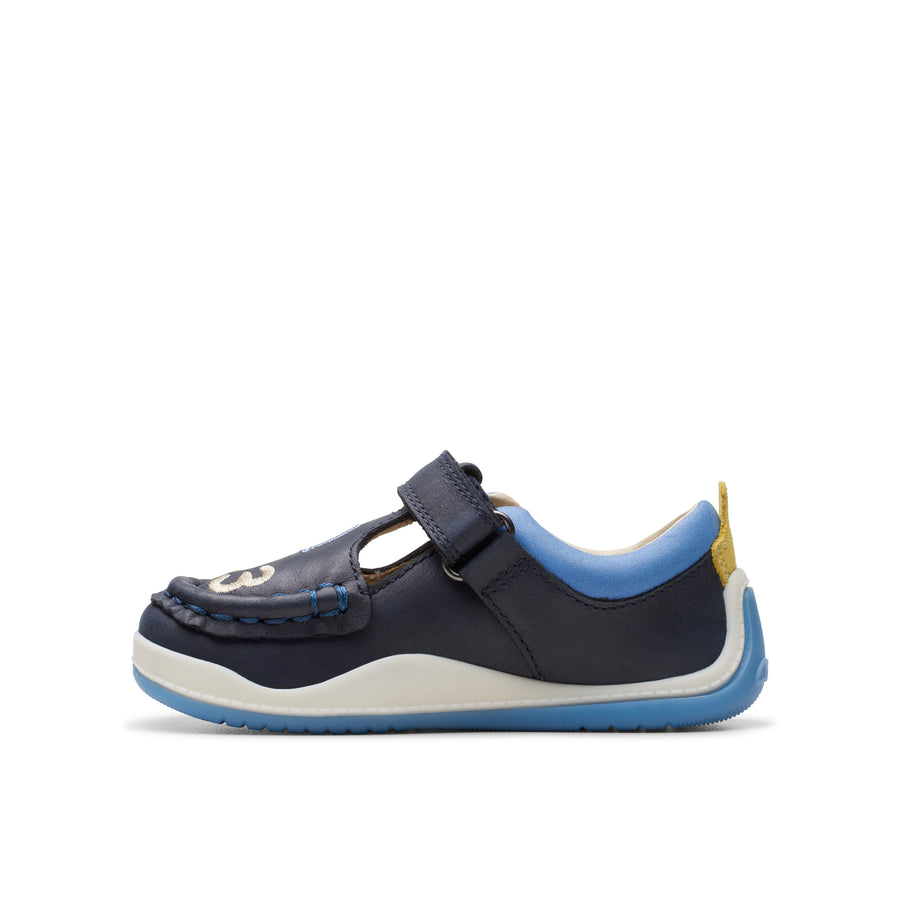 Clarks - NoodleShine T - Navy