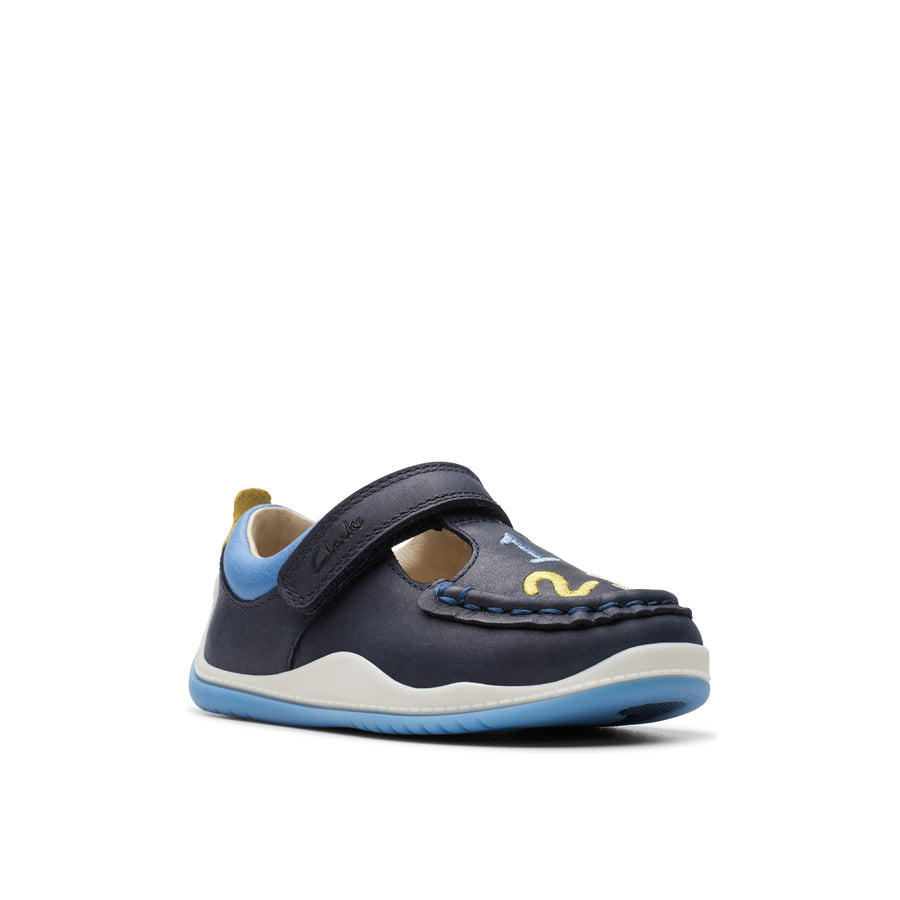 Clarks - NoodleShine T - Navy