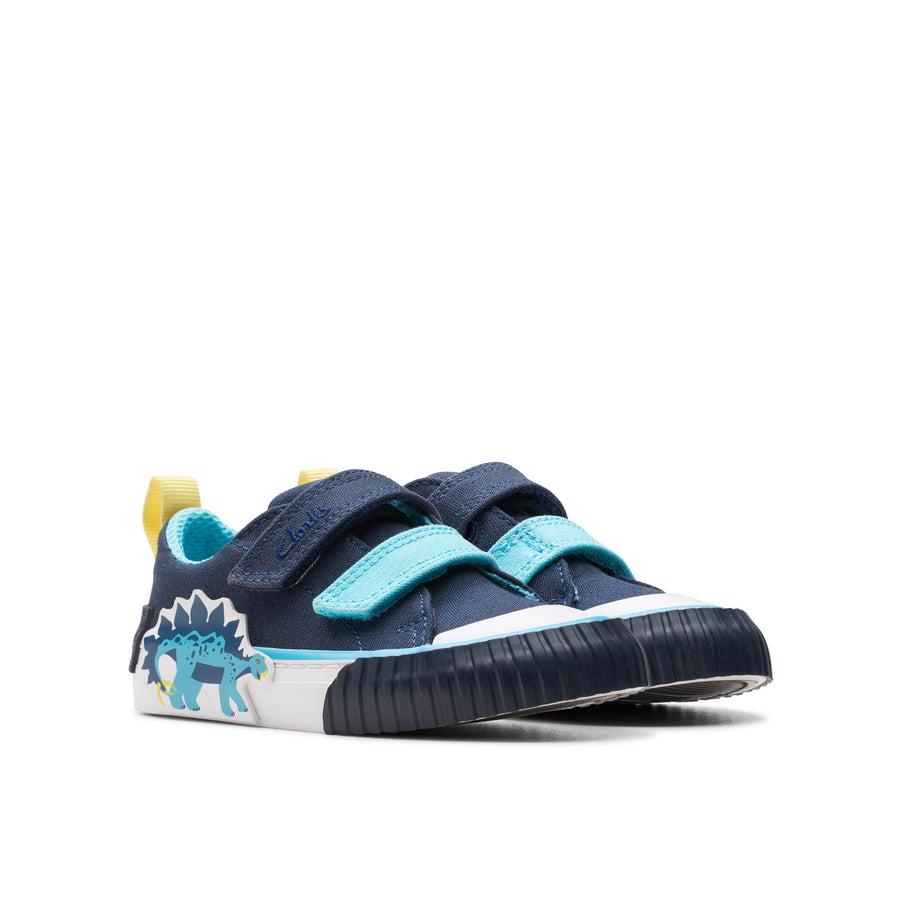 Clarks - Foxing Tail T - Navy Combi