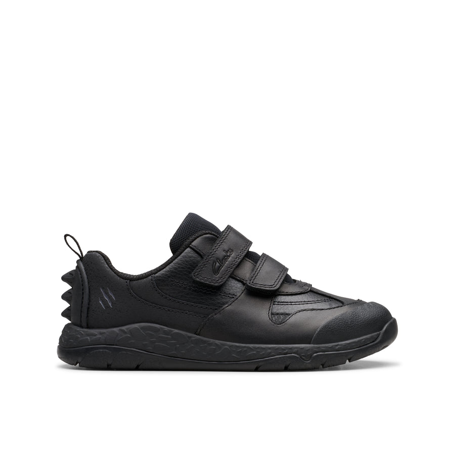 Clarks - Steggy2 Pace K - Black Leather