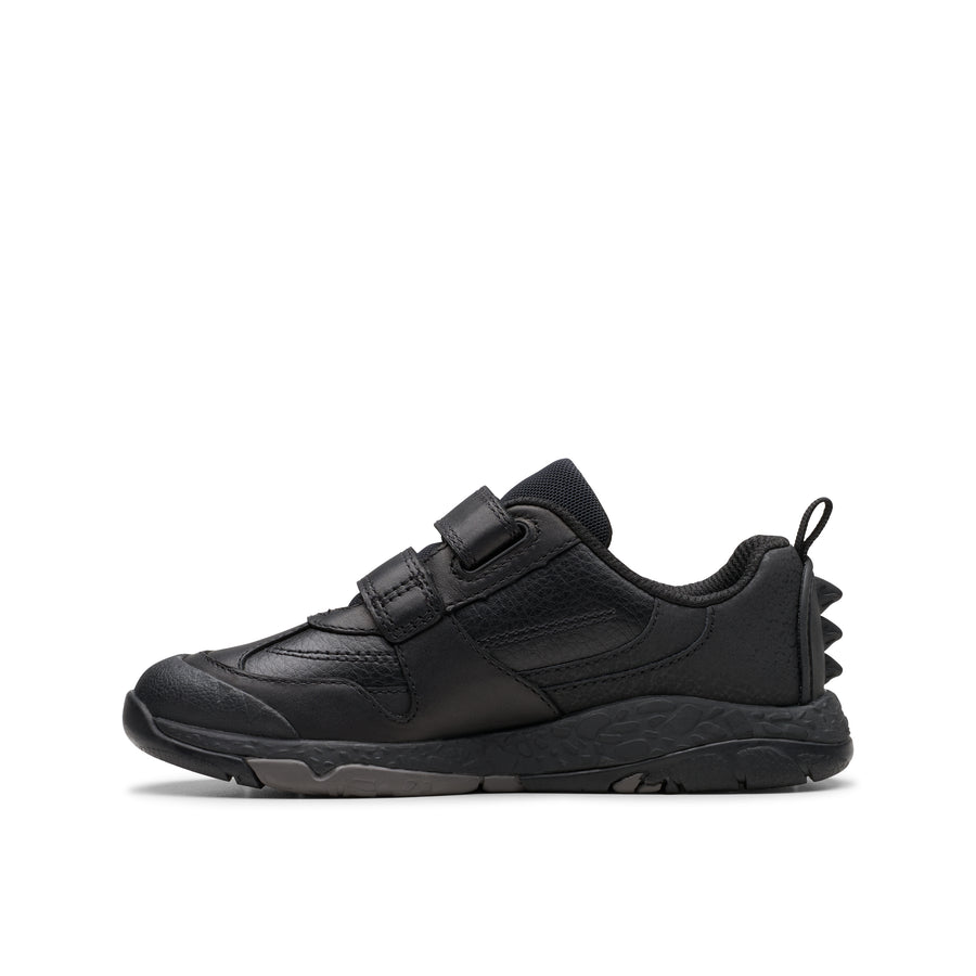 Clarks - Steggy2 Pace K - Black Leather