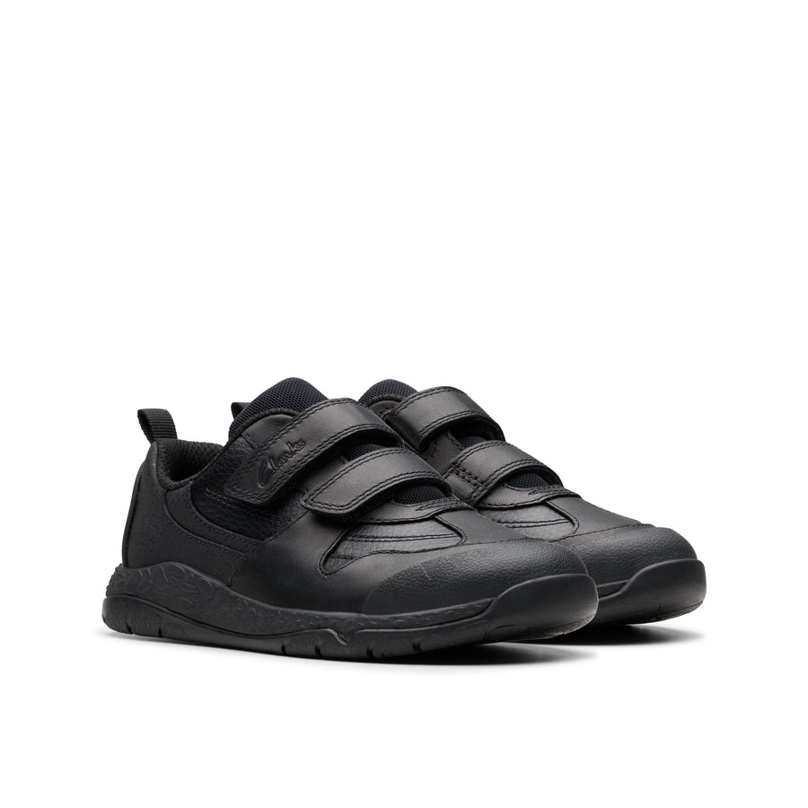 Clarks - Steggy2 Pace K - Black Leather