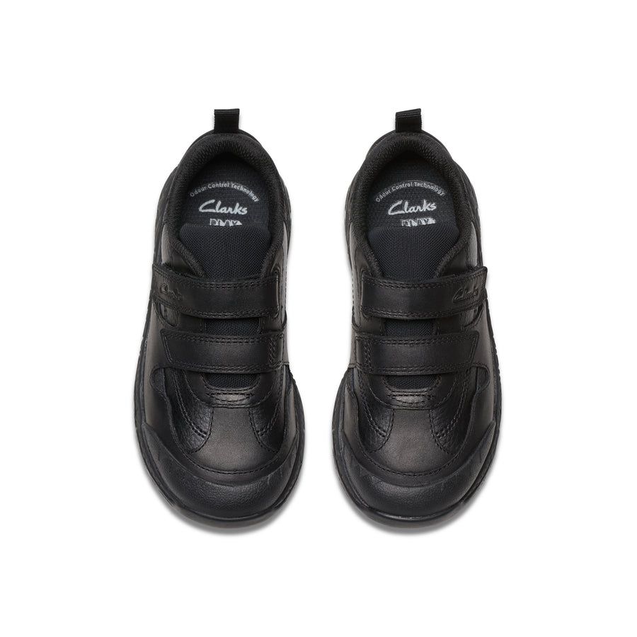 Clarks - Steggy2 Pace K - Black Leather