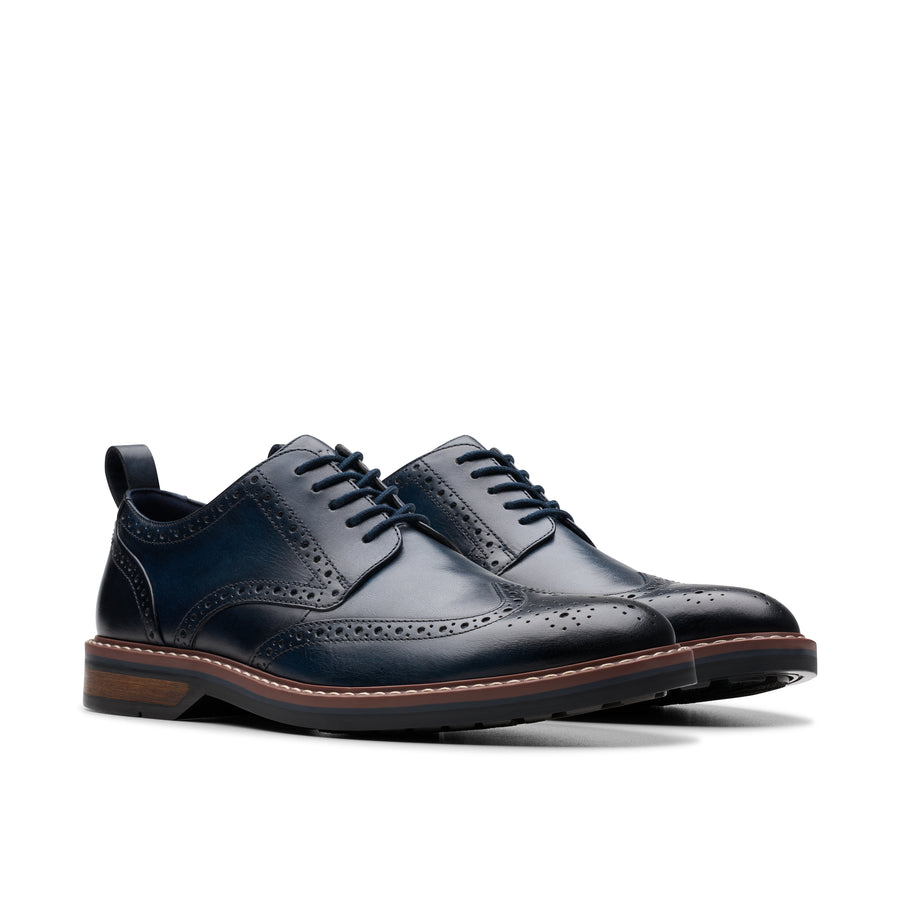 Clarks - Aldwin Limit - Navy Leather