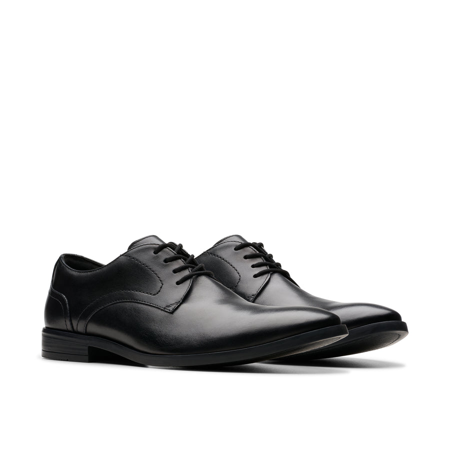 Clarks - Brandon Lace - Black Leather