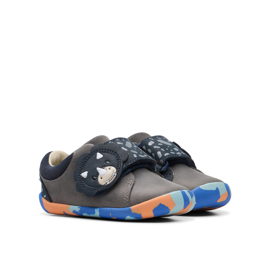 Clarks - Roamer Tri T - Grey/ Blue