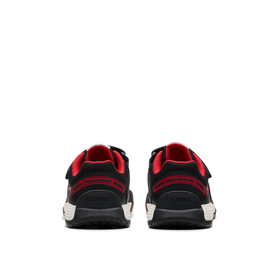 Clarks - CicaStarFlexK - Black/ Red