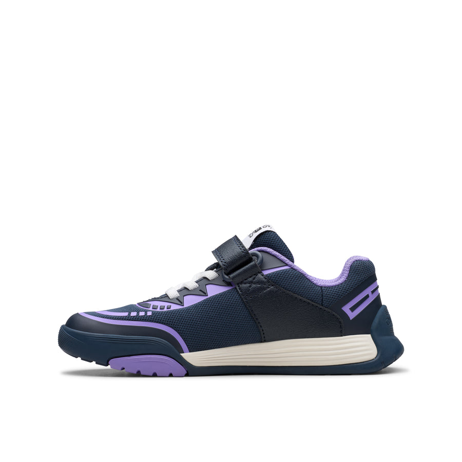 Clarks - CicaStarFlexK - Navy Purple