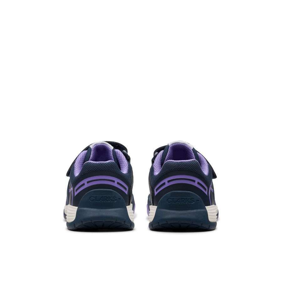 Clarks - CicaStarFlexK - Navy Purple