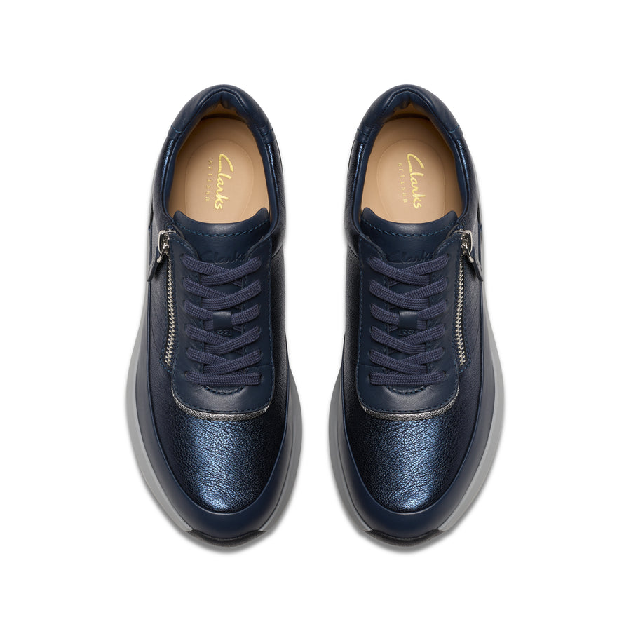 Clarks - Tivoli Zip - Navy Combi