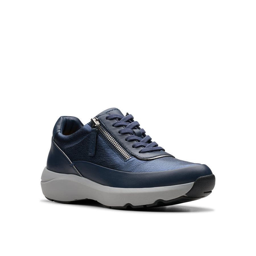 Clarks - Tivoli Zip - Navy Combi