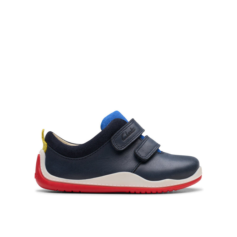 Clarks - Noodle Fun T - Navy/ Red