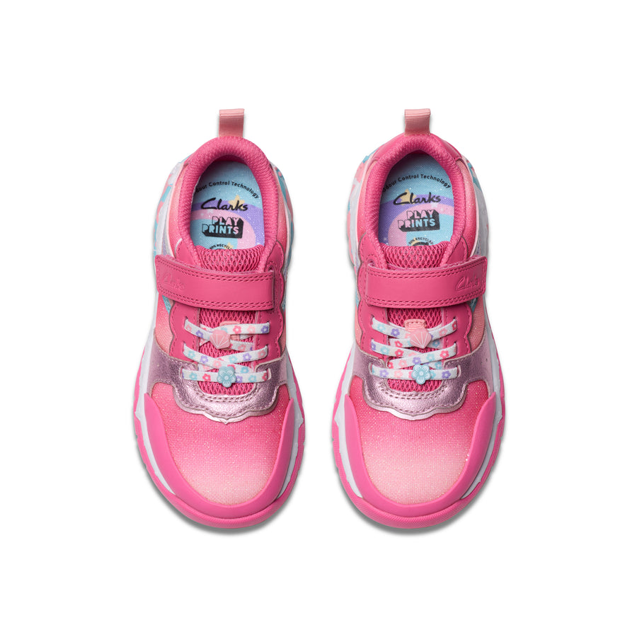 Clarks - Tidal Star K - Bright Pink