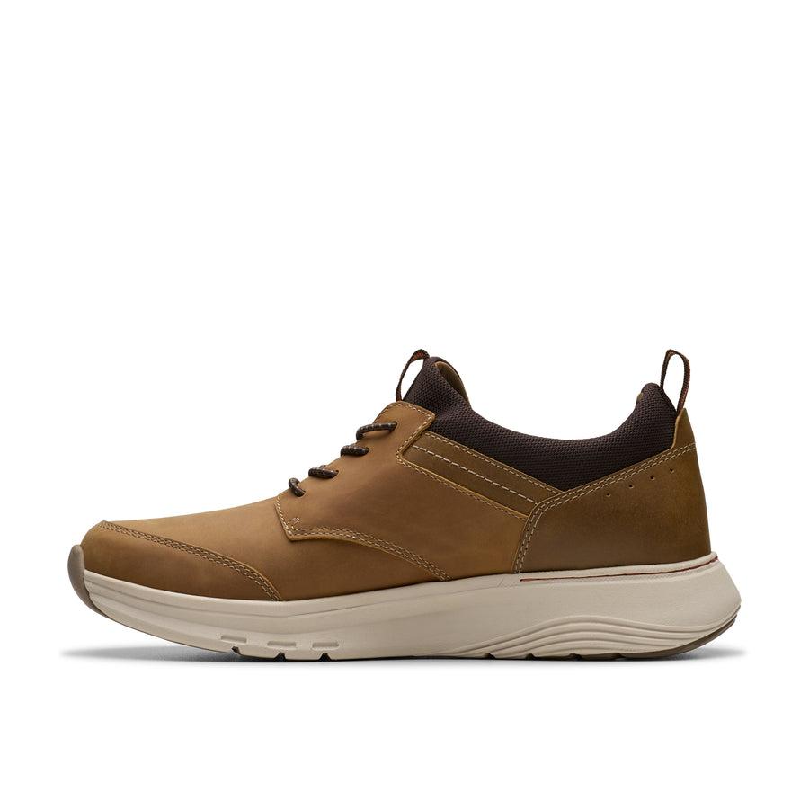 Clarks - Motion Trek EZ Dark Tan Leather