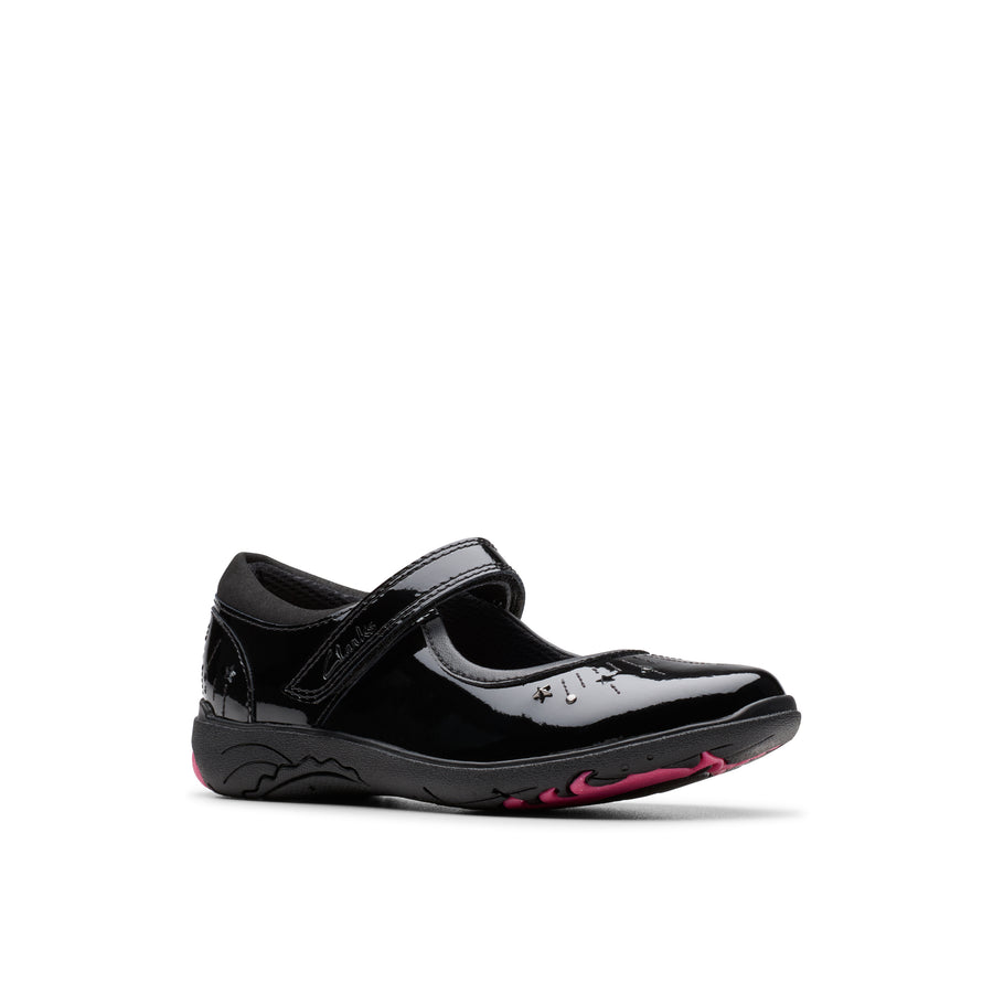 Clarks 26182163 - Relda Wish Black Patent