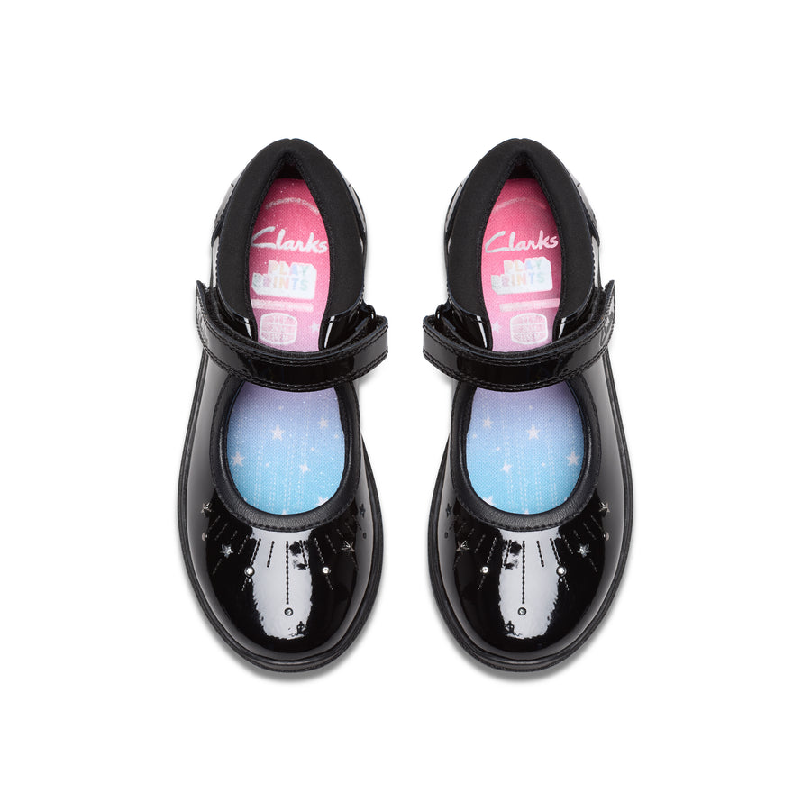 Clarks 26182163 - Relda Wish Black Patent