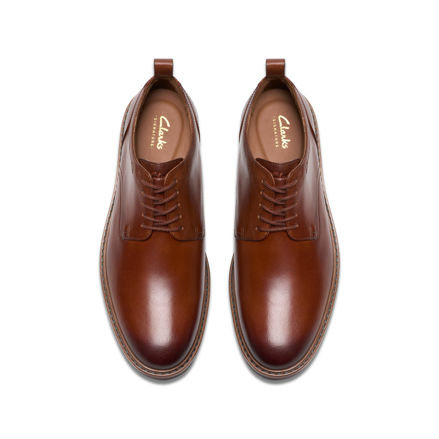 Clarks - Aldwin Lace - Tan Leather