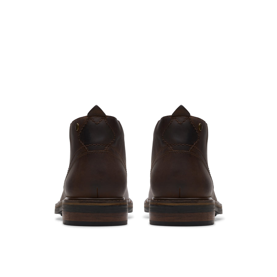 Clarks - Newford Mid -  Brown/Beeswax Leather
