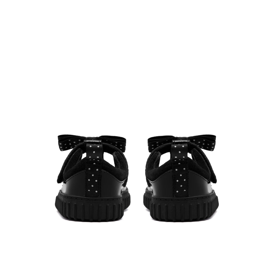 Clarks - Cove Bow T - Black Patent