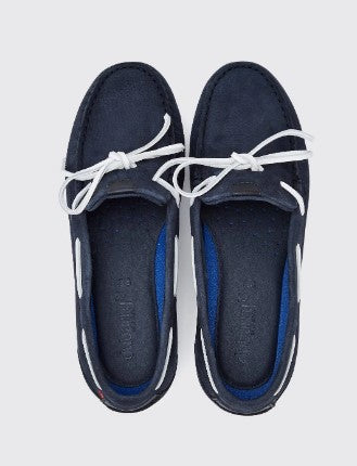 Dubarry - Coral Deck Shoe - Navy – Hanrahans Shoe Shop