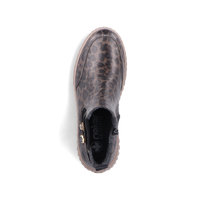 Rieker - N2556-42 - Grey and Black Leo Print