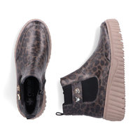 Rieker - N2556-42 - Grey and Black Leo Print