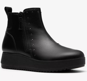 Clarks - Zylah Willow - Black Leather
